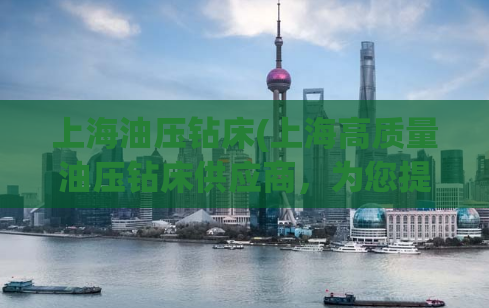 上海油压钻床(上海高质量油压钻床供应商，为您提供优质的加工设备)